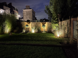 Photo d'un éclairage extérieur